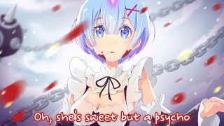 Nightcore - Sweet But Psycho (Cover) || Lyrics「Ava Max」