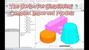 The Script for Simplifying Complex Imported Models