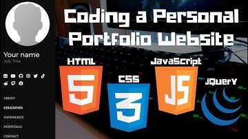 Coding a Portfolio Website with HTML, CSS, JavaSript, and jQuery