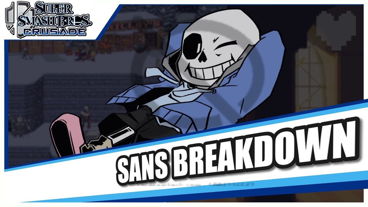 SSBC Sans Breakdown! - no commentary edition - moveset, costumes and Stages Showcase