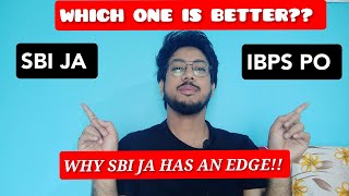 SBI JA V/S IBPS PO‼️ WHICH ONE IS BETTER🔥TOUGH COMPARISON🥵