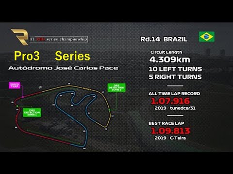 【F1 2021 PRO3 Series】最終戦　ブラジルGP 実況配信！
