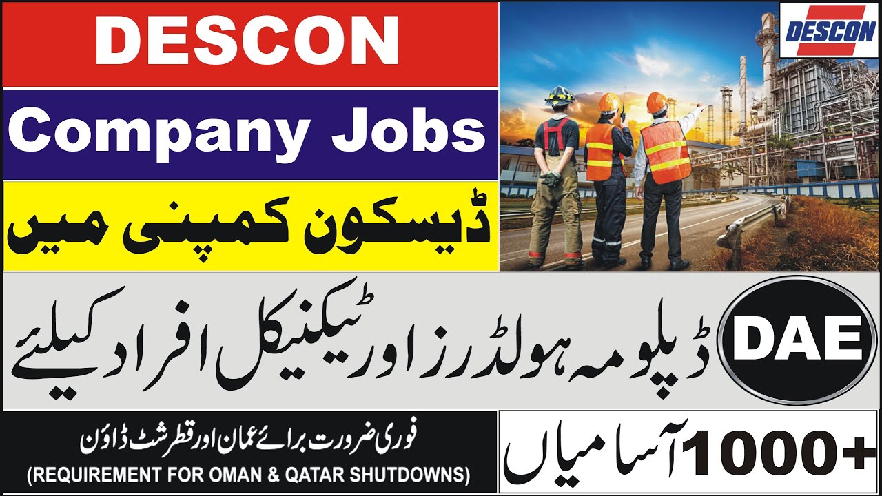 Descon jobs 2024