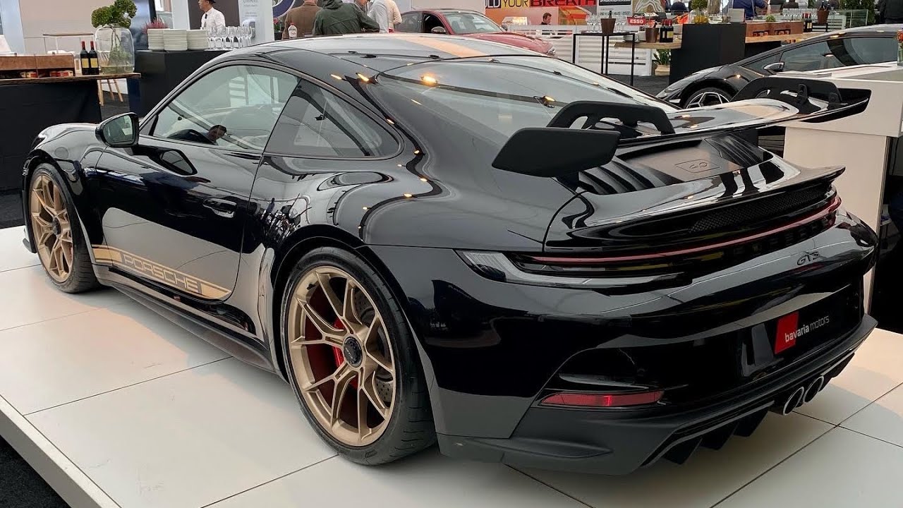 Porsche 911 (992) GT3 in Black with Gold | Walkaround
