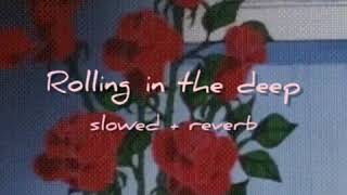Rolling in the deep - slowed + reverb Resimi