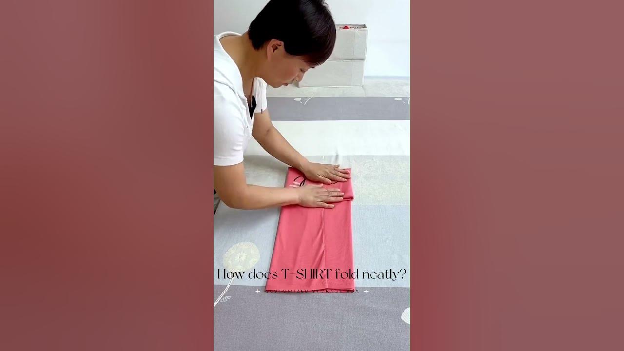 The Ultimate Hack: Fold Your T-Shirts in 2 Seconds Flat! 😱👕✨