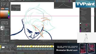 Animating Hair in TVPaint (silent)