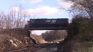 VERY RARE 4 EMD/SD70 Lash up on NS 12Z at Shen WV from Roanoke VA to East Yard East Binghamton NY