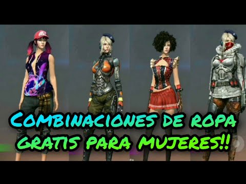 OUTFITS para Free Fire MUJER que NO RECARGAN 2020 - YouTube