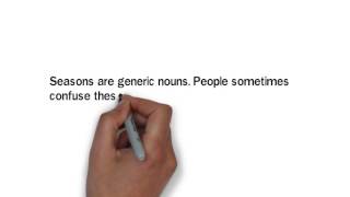 Should seasons be capitalized in a sentence?