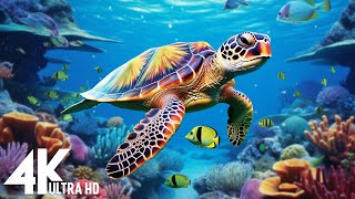 [NEW] 11HR Stunning 4K Underwater footage-Rare & Colorful Sea Life Video - Relaxing Sleep Music #117