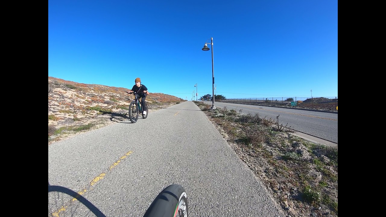 Monterey State Beach lookout to Sand City bike path northbound - Cycling - 11.27.2021