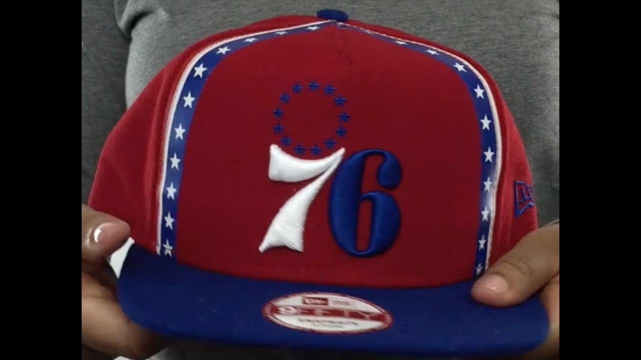 76ers 'NBA JERSEY MURAL SNAPBACK' Hat by New Era