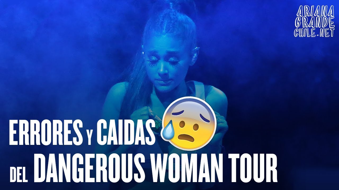dangerous woman tour font Errores y Caídas del Dangerous Woman Tour
