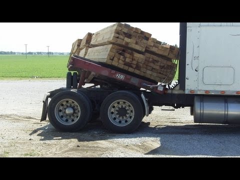 Epic Wood Load Shift Fail