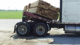 Epic Wood Load Shift Fail