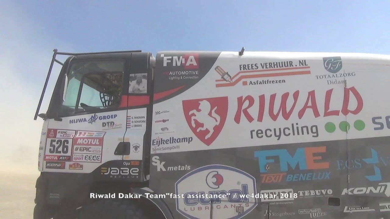 NR.526 DAKAR RALLY 2018 Riwald Dakar Team "Fast Assistance"