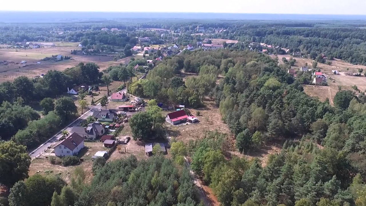Ławszowa, leśna wieś nad Kwisą okiem drona