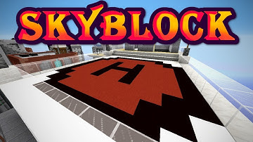 Building a BedWars map on my Island | Hypixel Solo SkyBlock