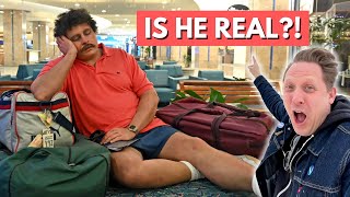 THIS SLEEPING GUY IS A GEOCACHE?!