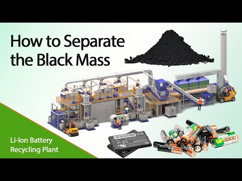 Lithium Ion Battery Recycling - How to Separate the Black Mass