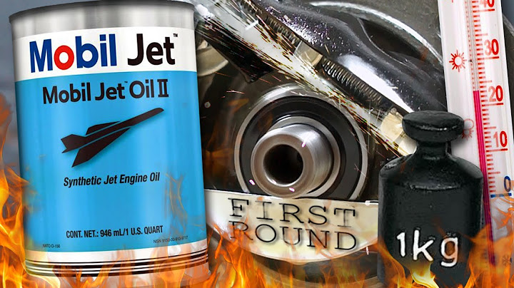 Mobil jet oil ii viscosity