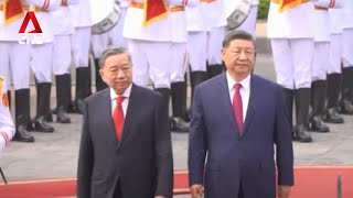 Leaders of China, Vietnam hail stronger trade ties during talks in Hanoi
