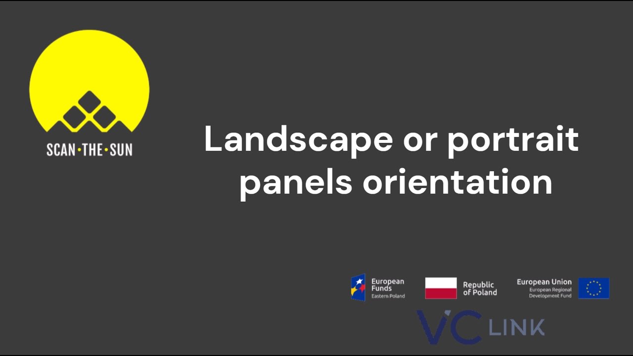 Choose landscape or portrait panels orientation in your project.