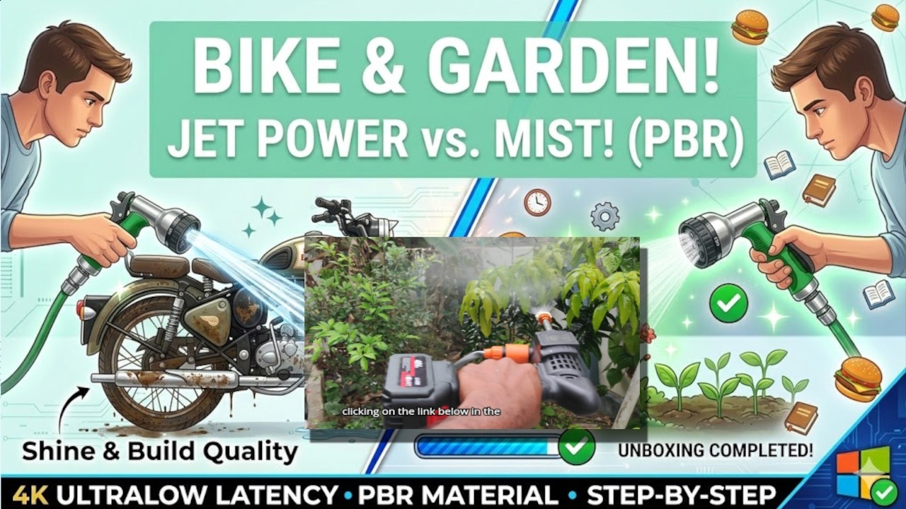 Лучший велосипедный распылитель высокого давления с насадкой для садового шланга для полива расте...