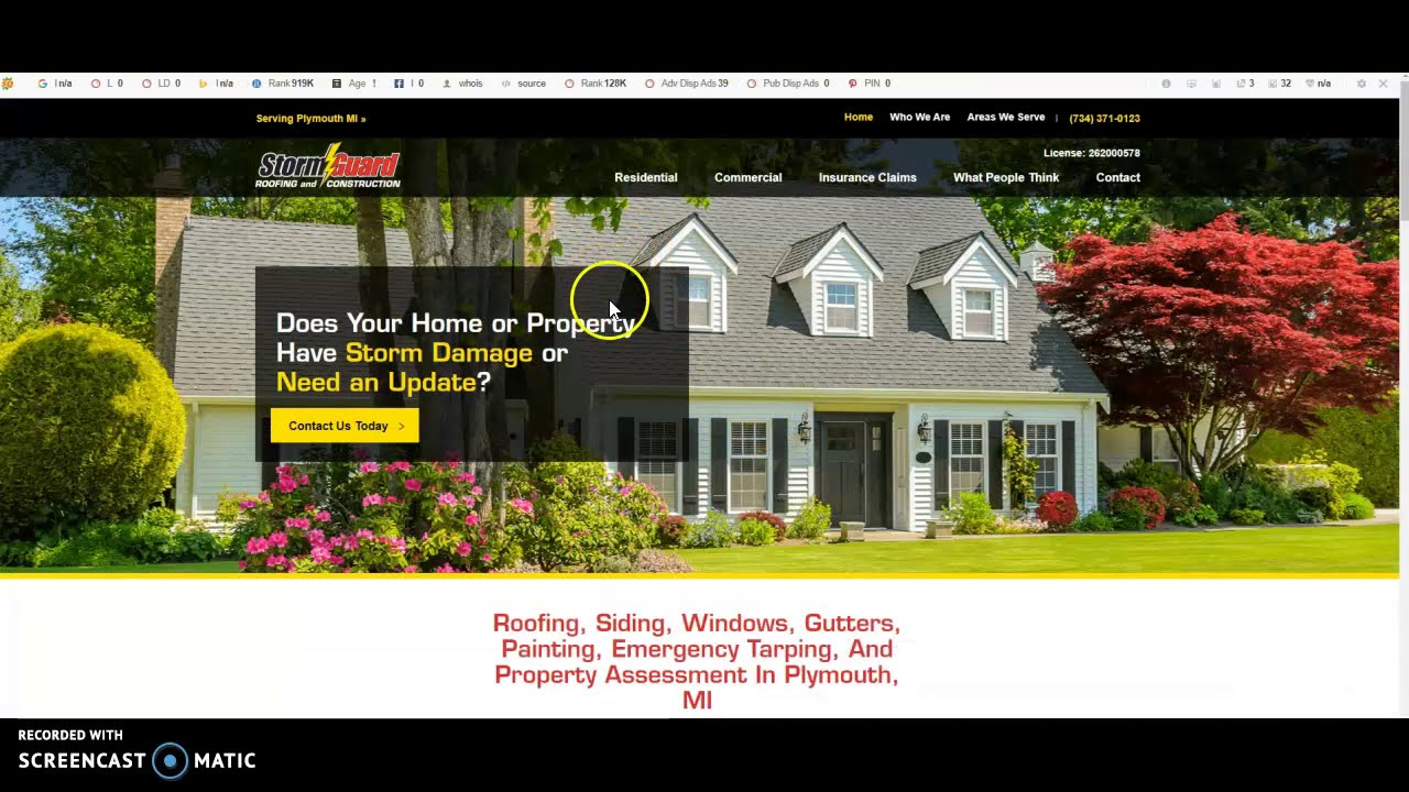 Storm Guard Roofing and Construction Plymouth YouTube