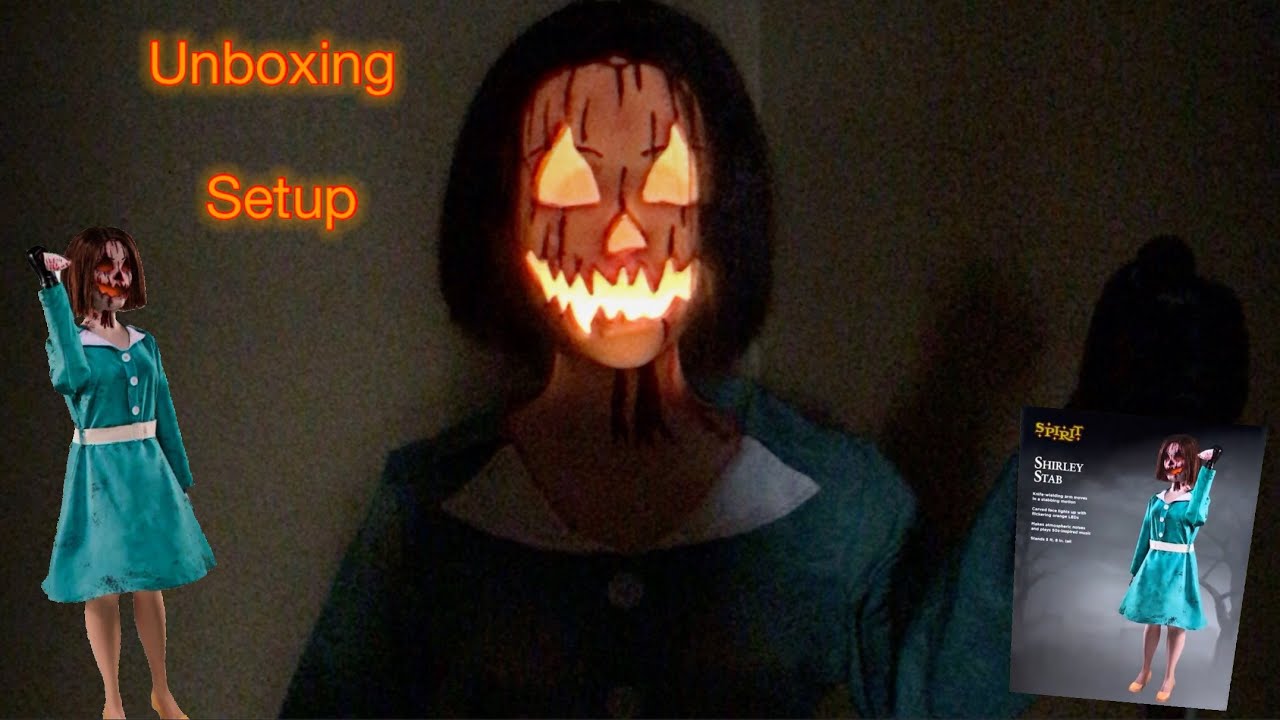 🔪Spirit Halloween 2024 Shirley Stab Unboxing Setup!🎃