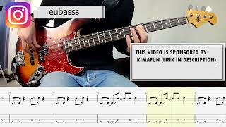 Vanessa Carlton - A Thousand Miles BASS COVER + PLAY ALONG TAB + SCORE