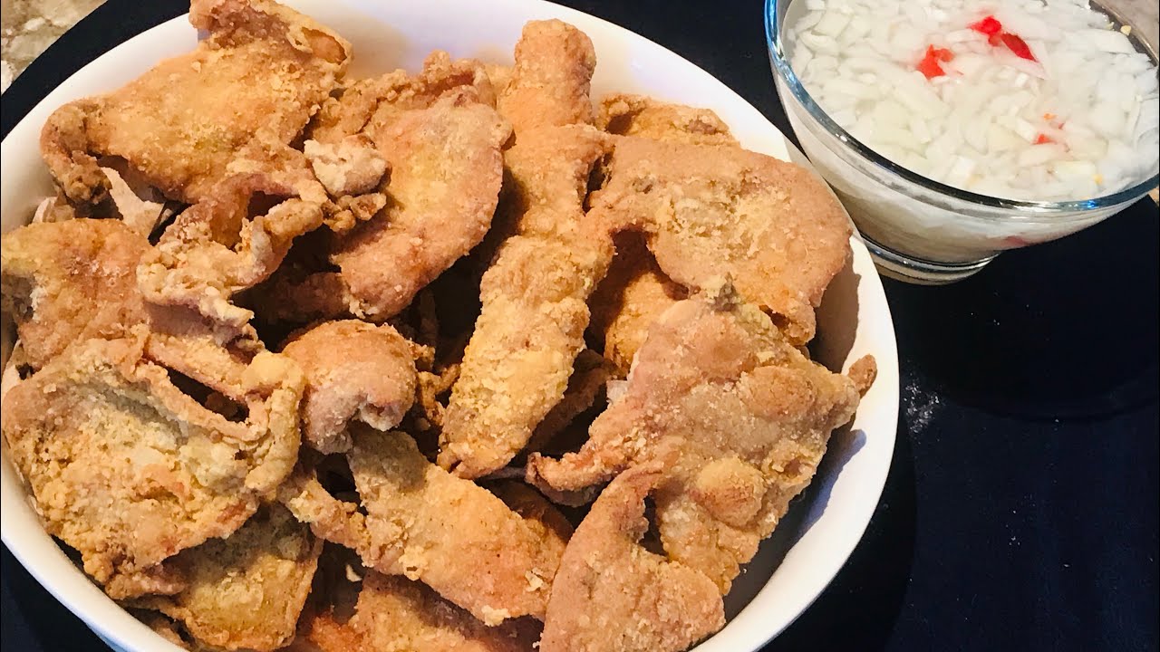 Secret Crispy Chicharon Chicken Skin Youtube