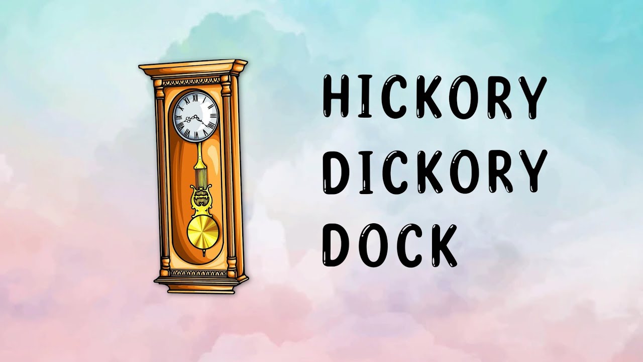 Hickory Dickory Dock ...Fun and Educational Kids' Activity - YouTube