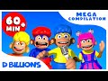 Monkey Puzzle! Cha-Cha, Chicky, Lya-Lya &amp; Boom-Boom Dance | Mega Compilation | D Billions Kids Songs