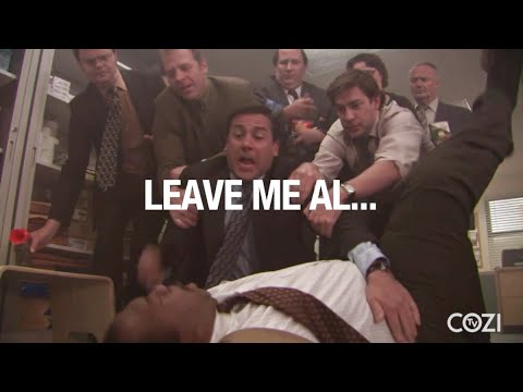 Dwight's Fire Drill | The Office | COZI Condensed Bold - YouTube