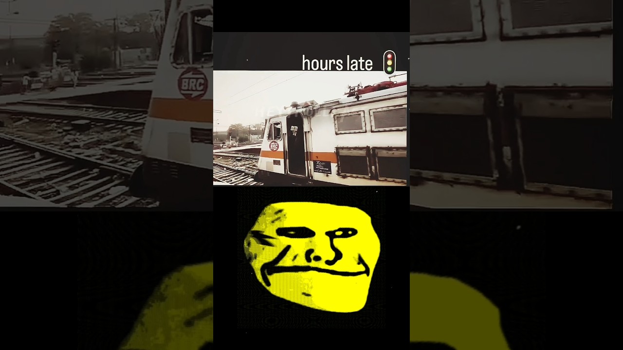 Extreme Indian Trains troll face meme 🇮🇳 🎭 