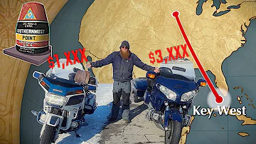 Can these cheap Honda Goldwings make it 4,000 miles to Key West and back? #4k