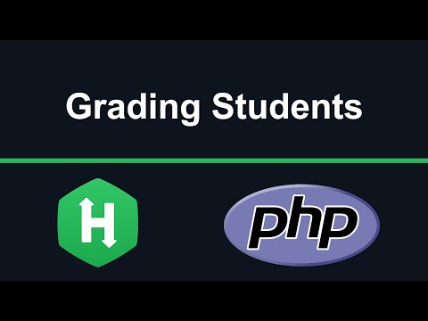 Hackerrank - Grading Students Çözümü | PHP