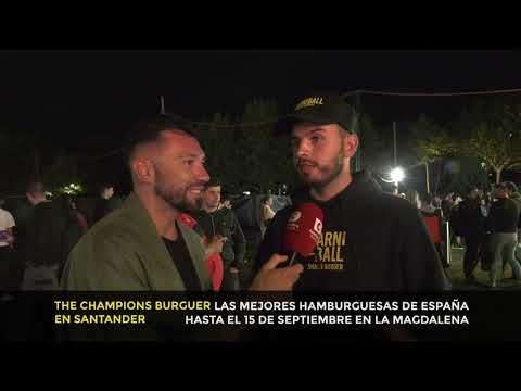 The Champions Burger en Santander hasta el 15 de Septiembre en la campa de la Magdalena
