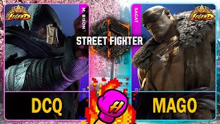 SF6 DCQ (M.BISON) VS Mago (SAGAT)🥊Street Fighter 6🥊スト6🥊4K 60ᶠᵖˢ