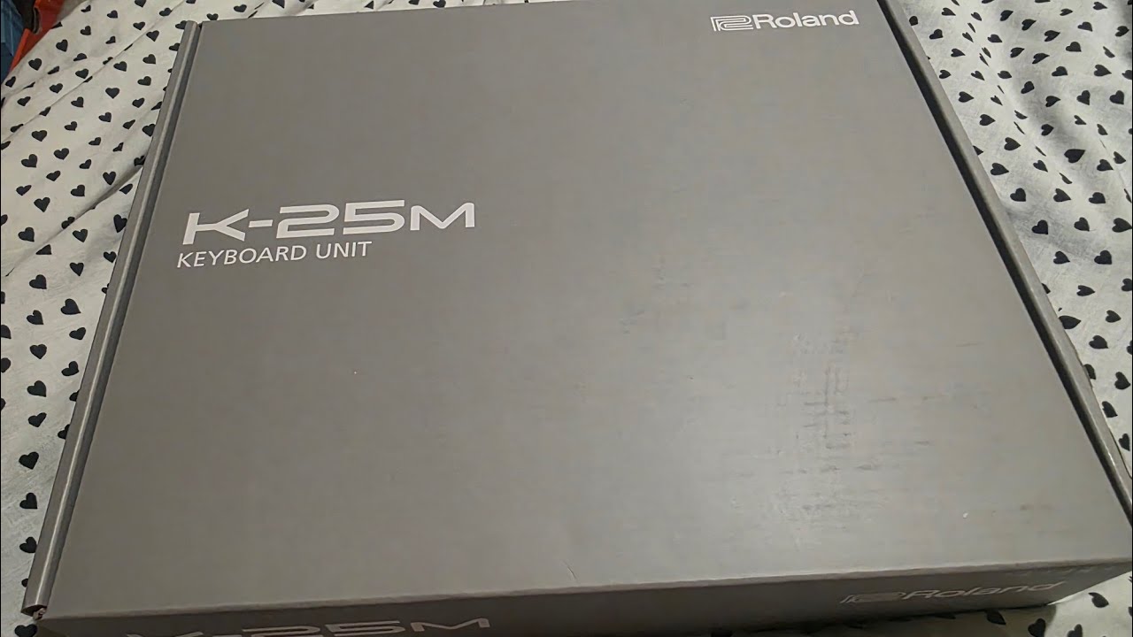 Roland k-25m unboxing - YouTube