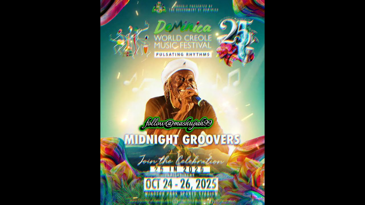 Midnight Groovers live @ Dominica World  Creole Music Festival 2025