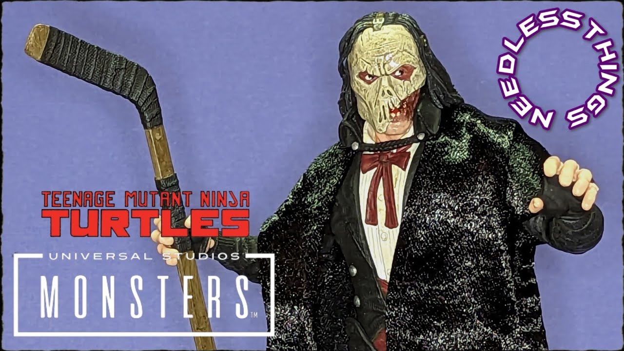 NECA TMNT x Universal Monsters Casey Jones as the Phantom of the Opera