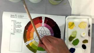 Color Wheel Tints and Shades Green spectrum (Part 3/3)