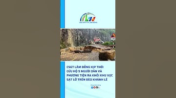 CSGT Lâm Đồng kịp thời cứu hộ 9 người dân và phương tiện ra khỏi khu vực sạt lở trên đèo Khánh Lê