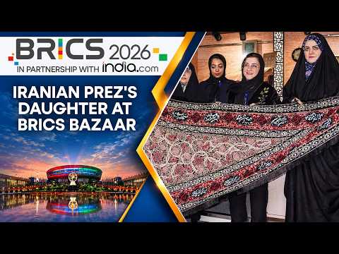 Pezeshkian's Daughter Explores Craft, Culture at BRICS Bazaar | WION News