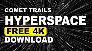 Free 4K Motion Background | Comet Trails Hyperspace (Seamless Loop) screenshot 3