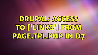 Celebrity Drupal: Access to $content['links'] from page.tpl.php in D7 Wealth