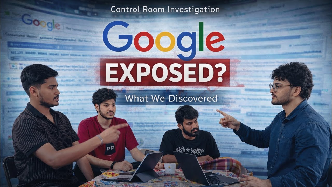 Is Google a Trustable Source। Google Exposed! l Detailed analysis ft.Control Room